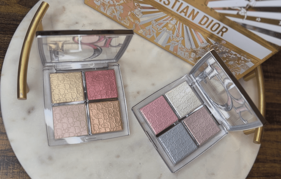 Really Dior, glitter!? Maximizer Palette Review: Holiday Limited Edition Frosted Opal Glow and Rose Gold&nbsp;Glow